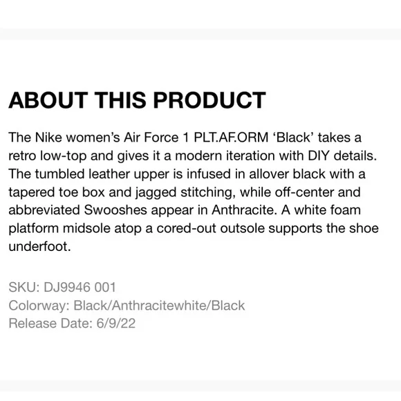 Nike Women's Air Force 1 PLT.AF.ORM - Picture 10 of 10